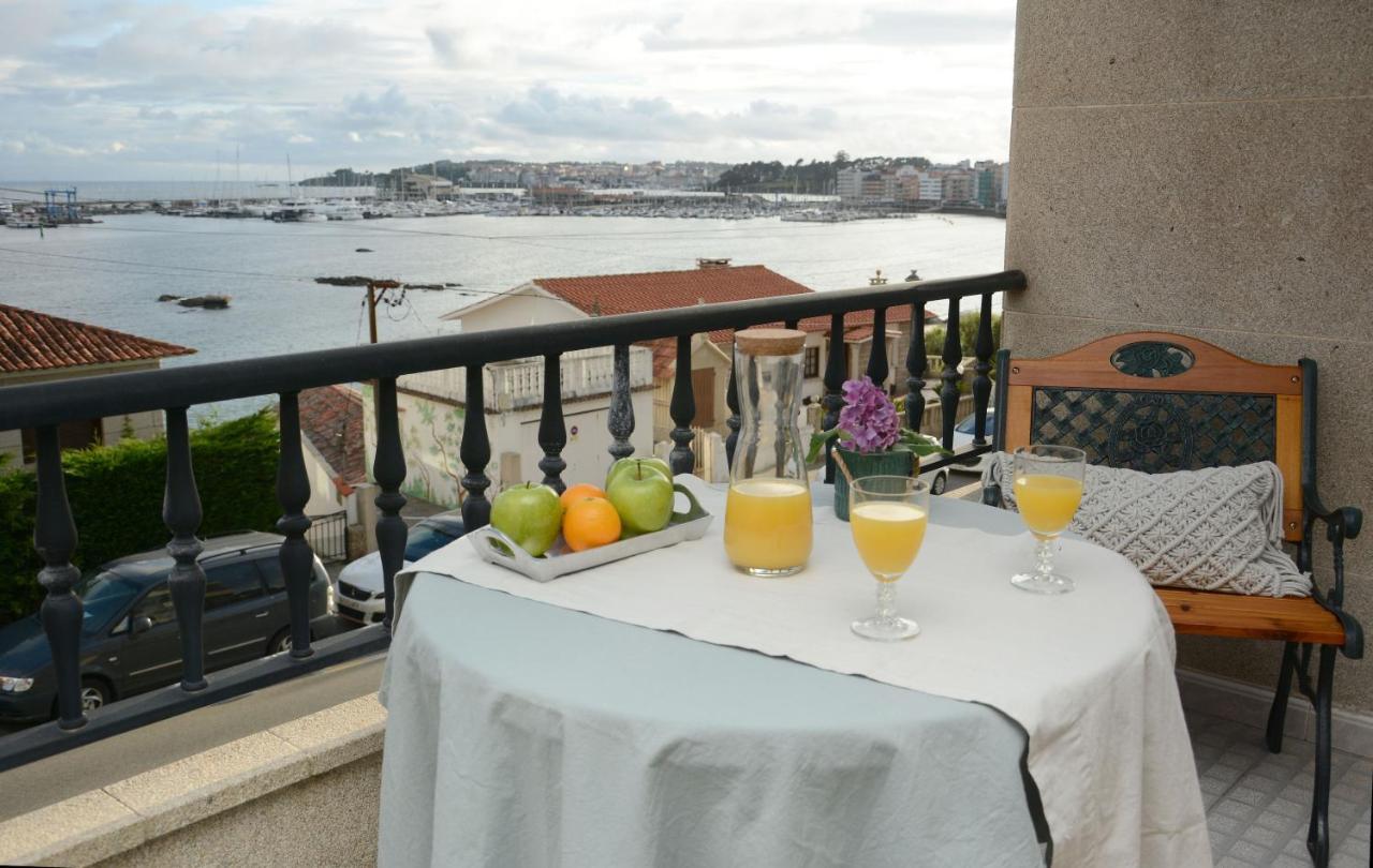 サンシェンショDesconectaengalicia Mantela, Vistas Puerto Deportivo, 20M Playaアパートメント エクステリア 写真